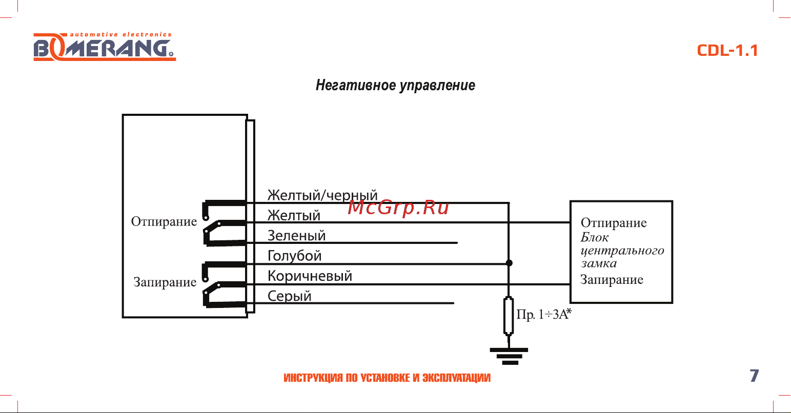 Boomerang CDL-1.1 4620739412149 Инструкция по установке и эксплуатации онлайн [8/18] 822652