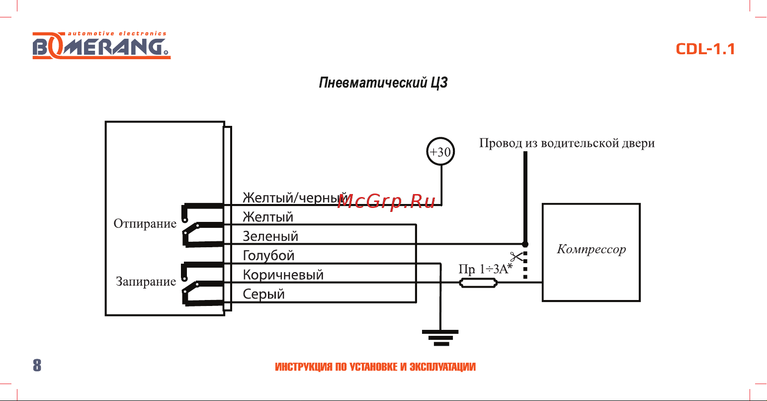 Boomerang CDL-1.1 4620739412149 Инструкция по установке и эксплуатации онлайн [9/18] 822652