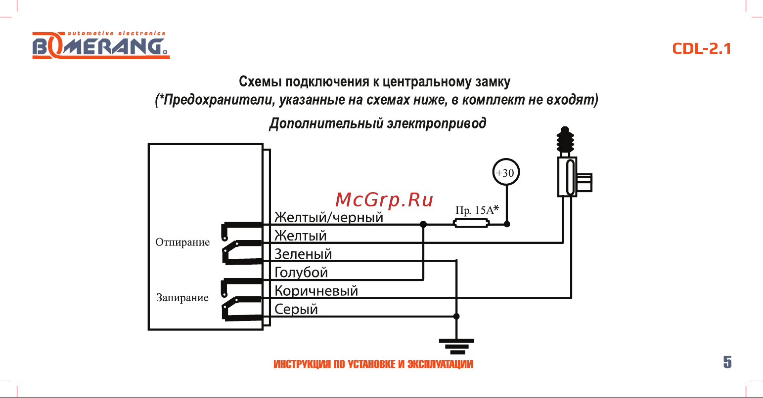 Boomerang CDL-2. 1 4620739412163 Инструкция по установке и эксплуатации онлайн [6/18] 822654