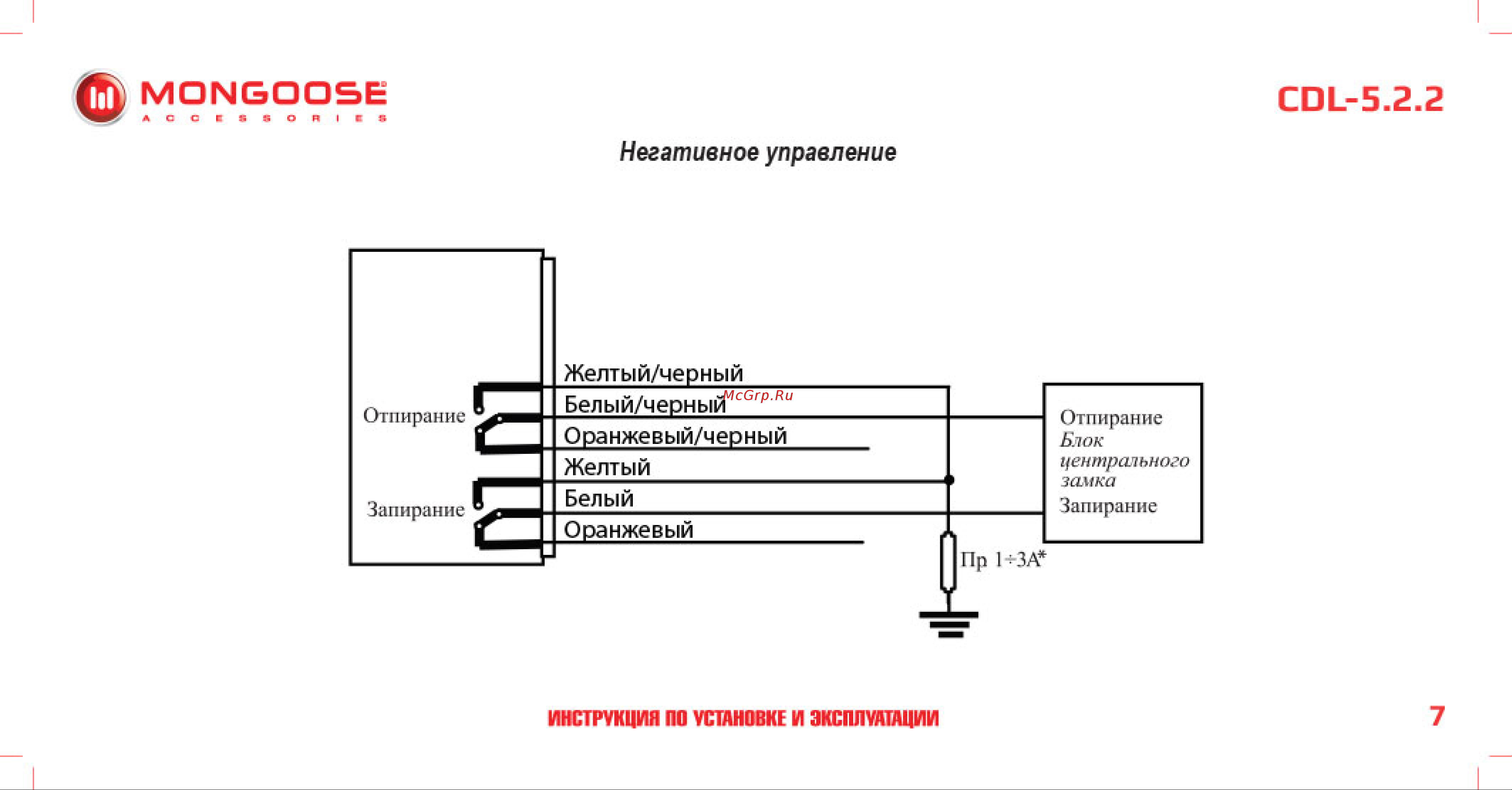 Mongoose CDL-5. 2. 2 BR-M-CDL-5.2.2 Инструкция по установке и эксплуатации онлайн [8/18] 844162
