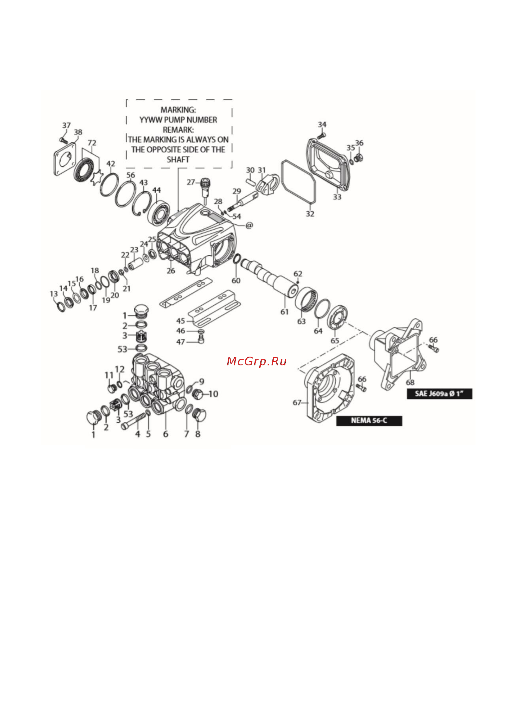 C-TECH BM ByPass (160 бар, до 600 л/ч, 7 лс) бензиновая, стационарная NВМ1610FS2S1BP2FMT Инструкция к C-TECH BM ByPass NВМ1610FS2S1BP2FMT онлайн [23/26] 822705