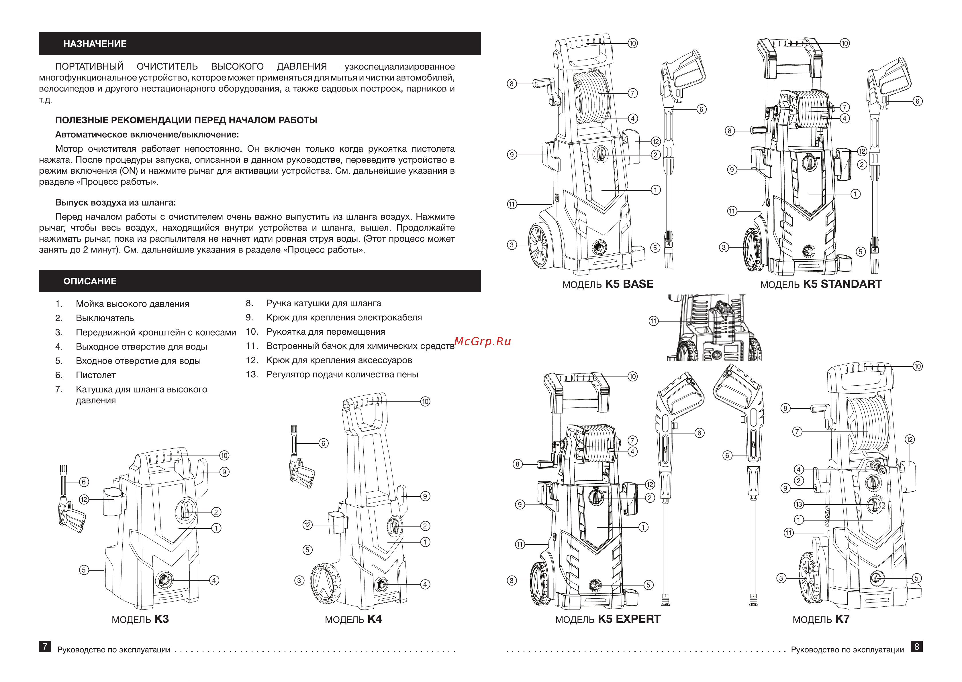 KVAZARRUS K 3 7313 Инструкция к KVAZARRUS K 3 7313 онлайн [5/15] 822912