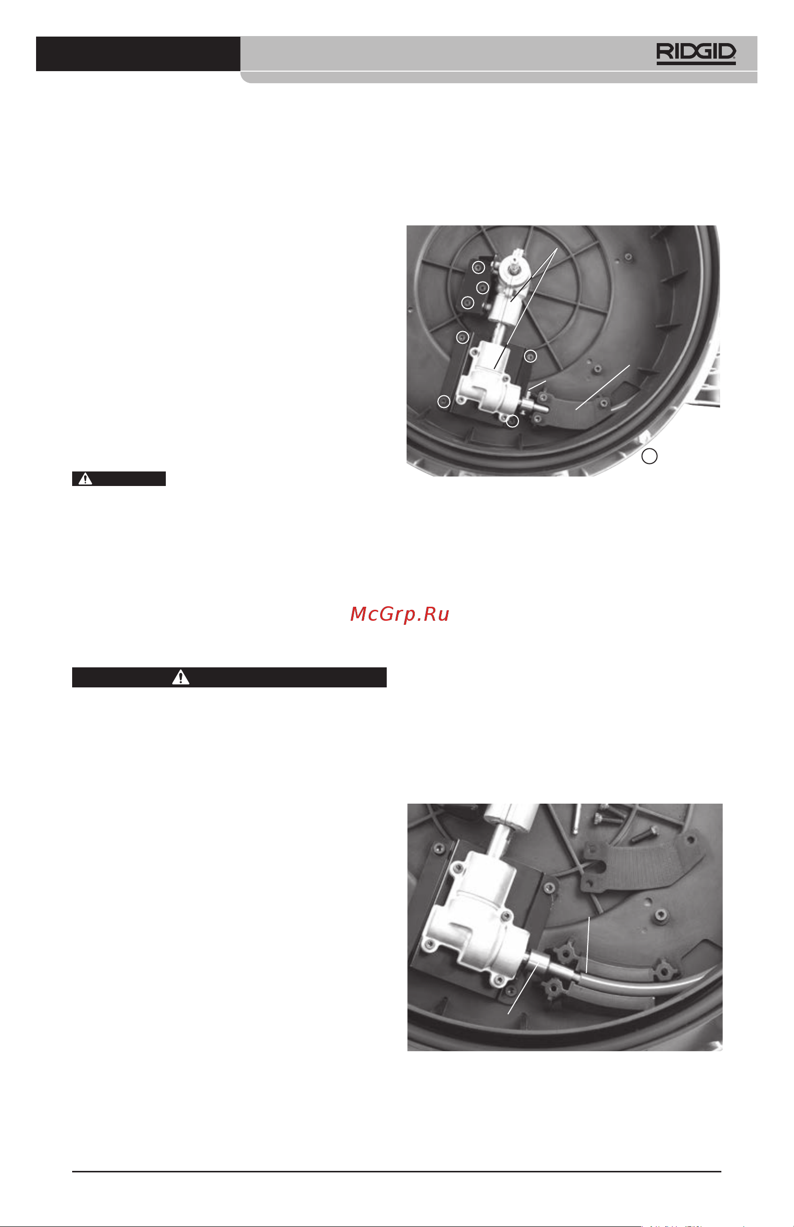 Ridgid FlexShaft K9-204, 100 мм, 3 цепи, с твердосплавными пластинами 64318 Инструкция к Ridgid FlexShaft K9-204 64318 онлайн [17/498] 822978