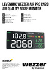 Levenhuk Wezzer Air PRO CN20, с шумомером 81410 Инструкция к товару
