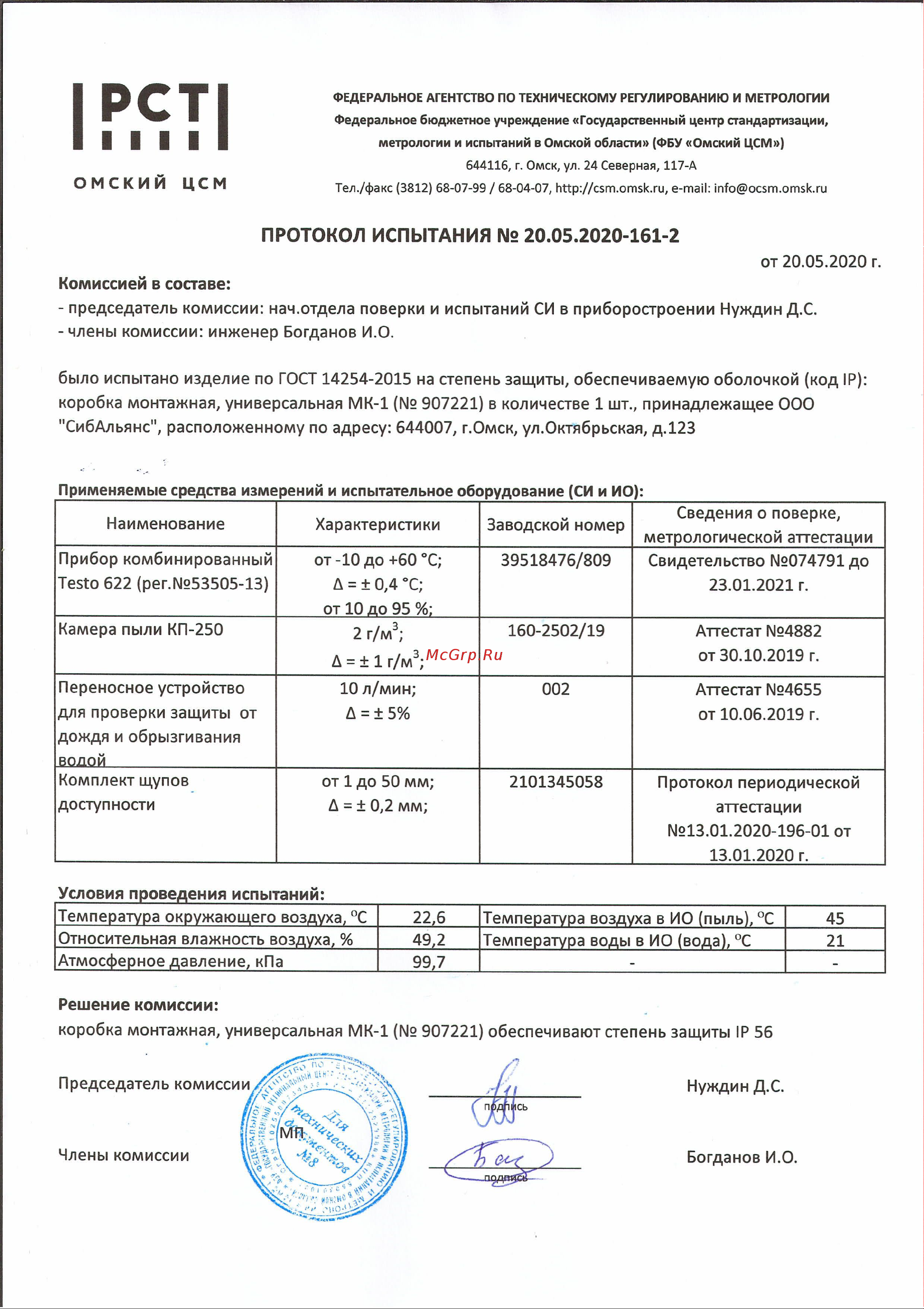 SLT МК-1 PRO (чёрная) 10400 Протокол испытаний по IP критерию онлайн [2/2] 823159