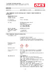 Oks 220 банка, 250 г 269674 Паспорт безопасности
