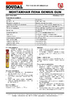 Soudal окна-двери GENIUS GUN 750мл зимняя 131581 Инструкция к товару