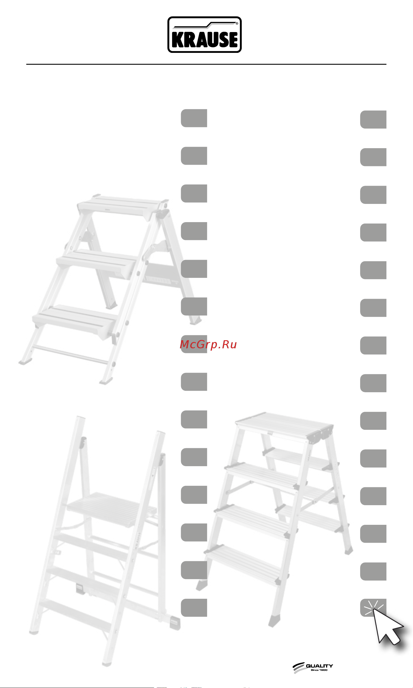 KRAUSE 4 ступени 810267 Инструкция к Krause 805010 онлайн