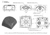 Промрукав черная 100x100x50 1шт 60-0500-9005 Эскиз коробки арт. 60-0500-9005