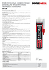 DONEWELL Жидкие гвозди FIX-n-FLEX на основе гибридных полимеров, прозрачный, 260 мл DBK-520 Лист технической информации