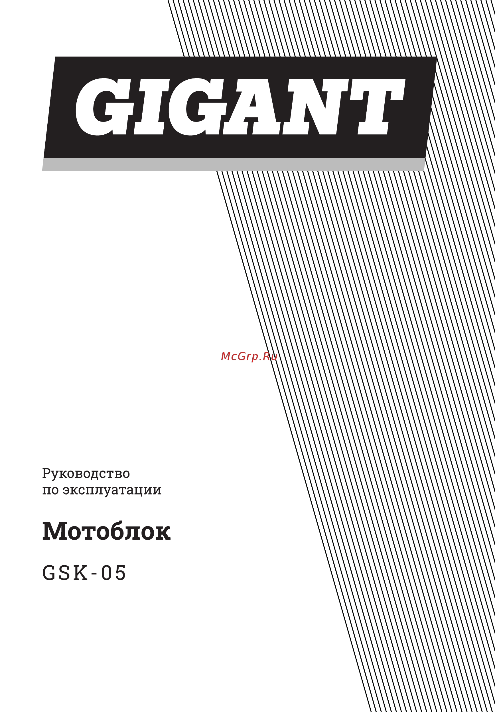 Gigant 8 л.с. GSK-05 Инструкция к товару онлайн