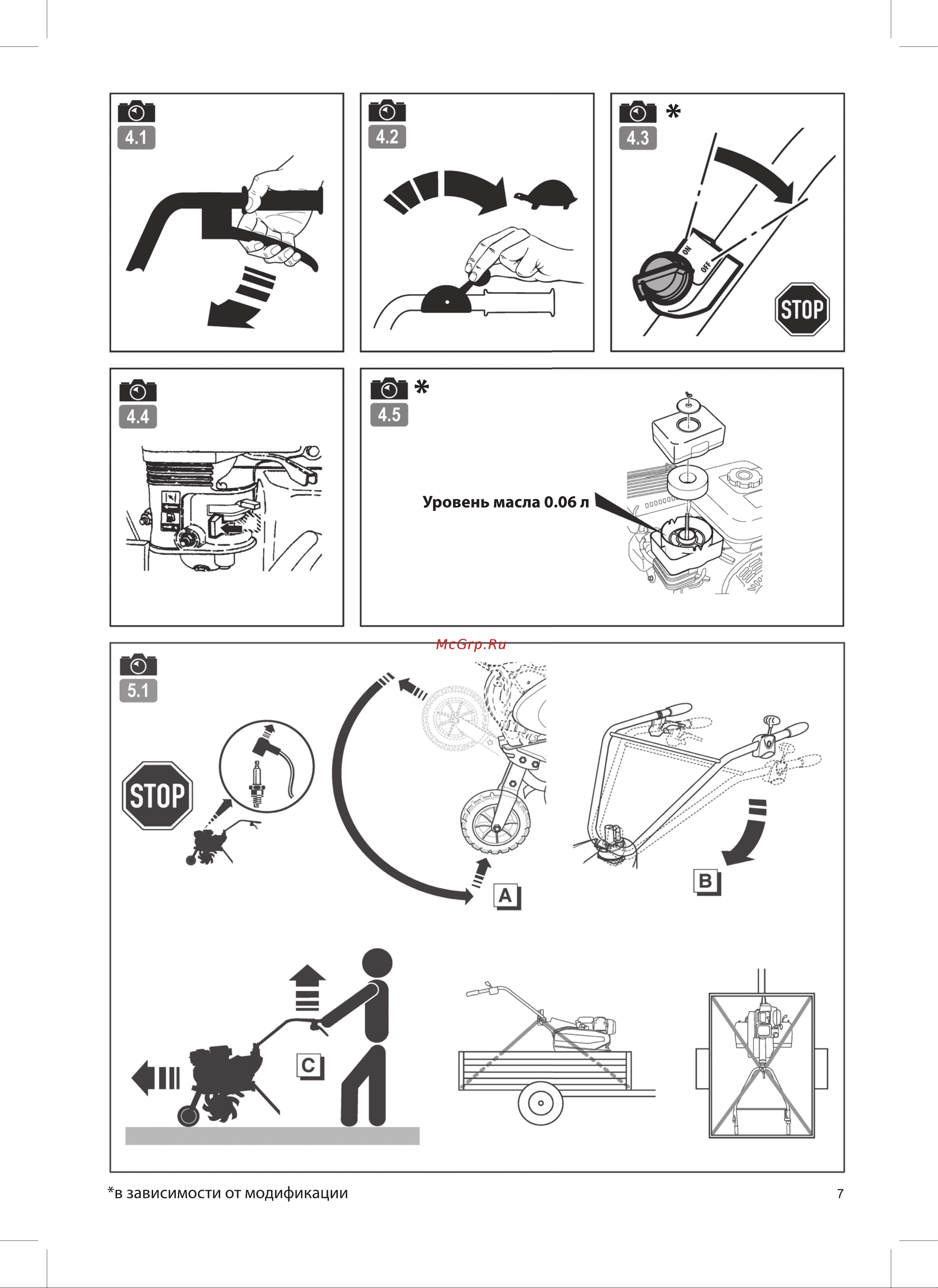 Pubert Transformer 60P TWK R180 3000362701 Инструкция к культиватору онлайн [7/21] 823531
