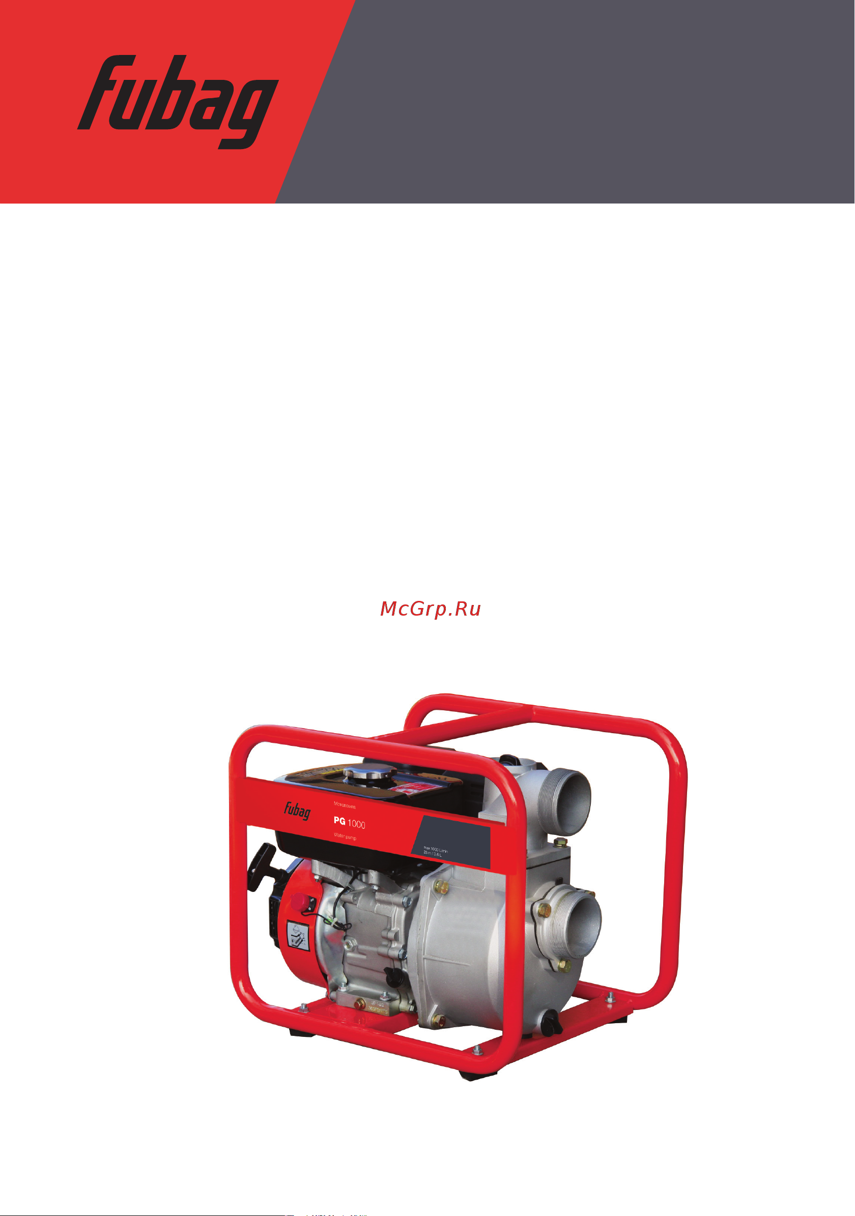 Fubag PG1800Т 838248 Инструкция к FUBAG PG1800T 838248 онлайн [2/26] 823699