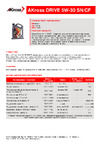 AKross DRIVE синтетическое, 5W-30, SN/CF, 1 л AKS0005MOF Инструкция к AKross DRIVE 5W-30 SN/CF AKS0005MOF