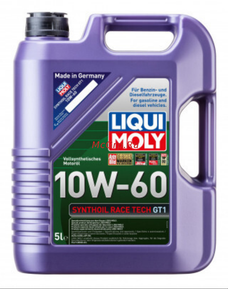 LIQUI MOLY Synthoil Race Tech GT1 синтетическое, 10W-60, SN, A3/B4, 5 л 8909 Инструкция к LIQUI MOLY Synthoil Race Tech GT1 10W-60, SN, A3/B4 8909 онлайн