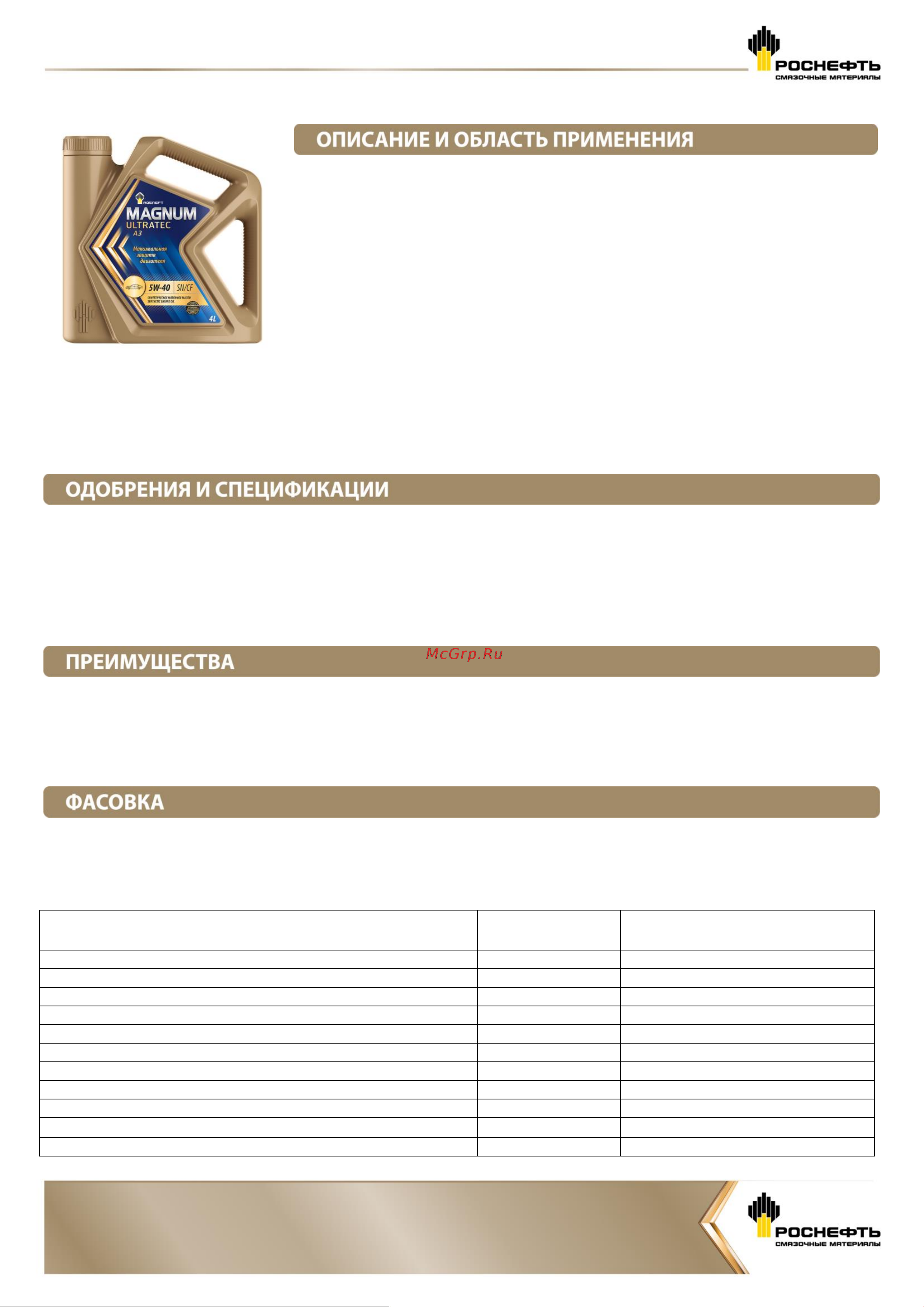 Роснефть Magnum Ultratec A3 5W-40, бочка 175кг / 216,5л 40816470 Инструкция к Роснефть Magnum Ultratec A3 5W-40 40816470 онлайн