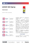 LIKSIR WD Spray, 520 мл 500201 Техническое описание LIKSIR WD Spray