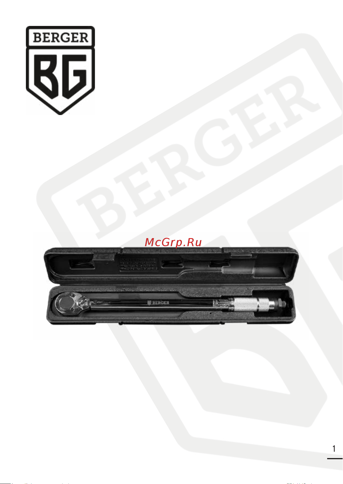 Berger BG BG2155 Инструкция онлайн
