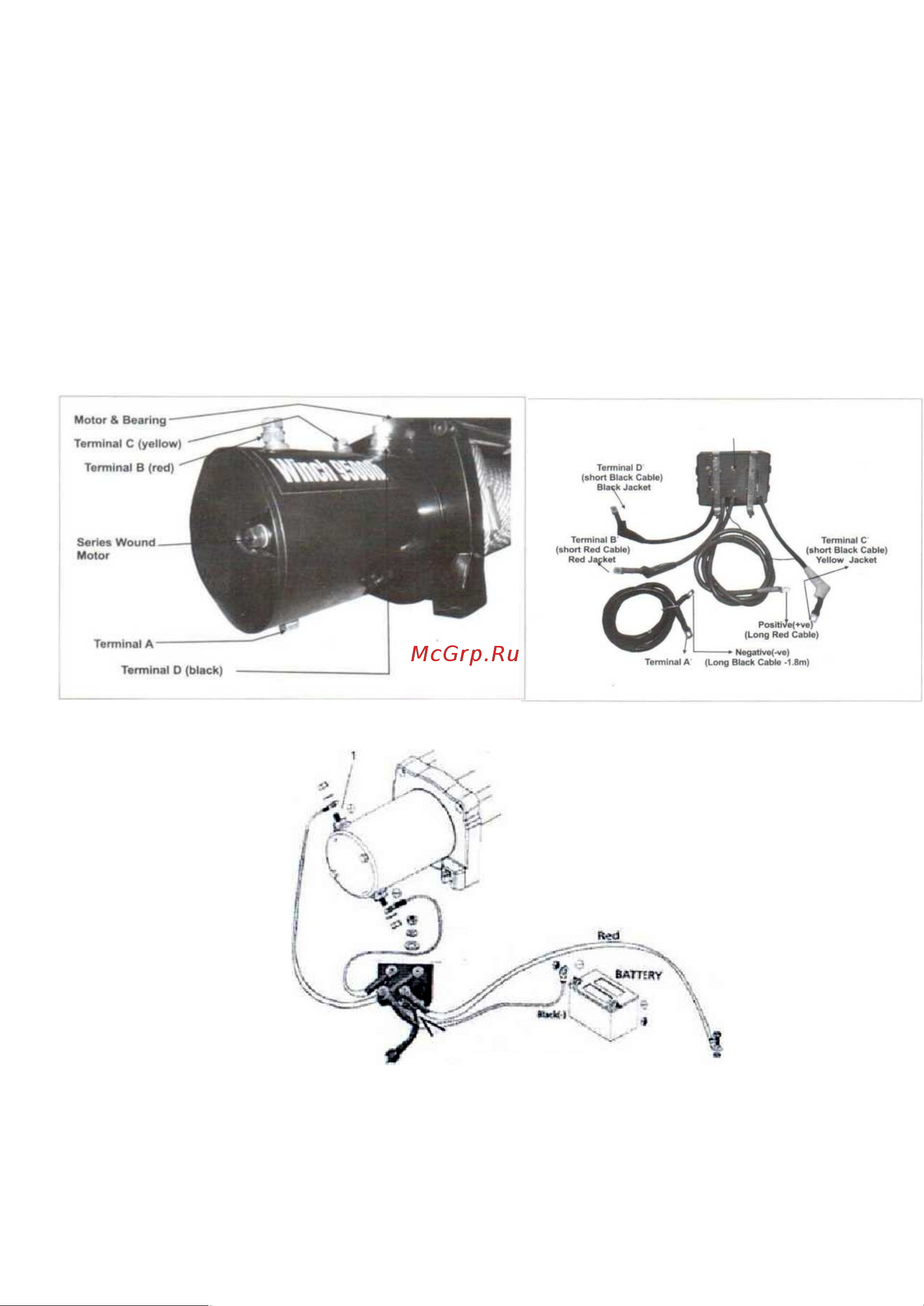 Тор (1133 кг/15 м) 12 V P3000-1A 114303 Инструкция к электролебедке TOR 114303 онлайн [4/9] 824368