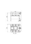 Partex Премиум с краником и дозатором, 30 л НФ-00000970 Чертеж
