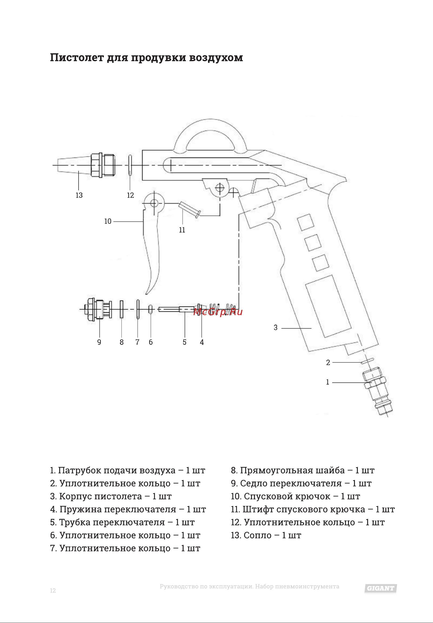 Gigant SPT5 Инструкция к товару онлайн [12/16] 824741