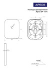 Apecs DP-15-K-CRS 31131 чертеж