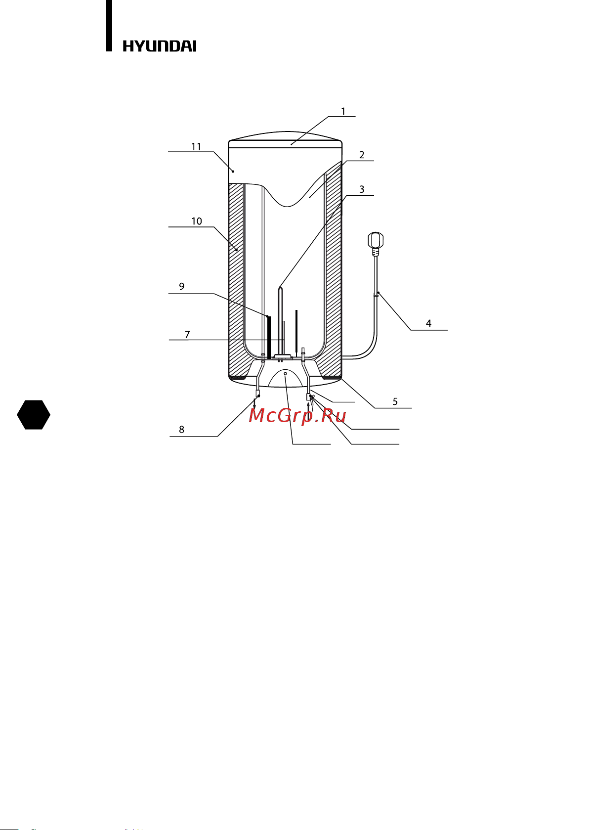 Hyundai SLS1 нерж., 40 л H-SLS1-40V-UI706 Инструкция к Hyundai SLS1 H-SLS1-40V-UI706 онлайн [4/40] 825255