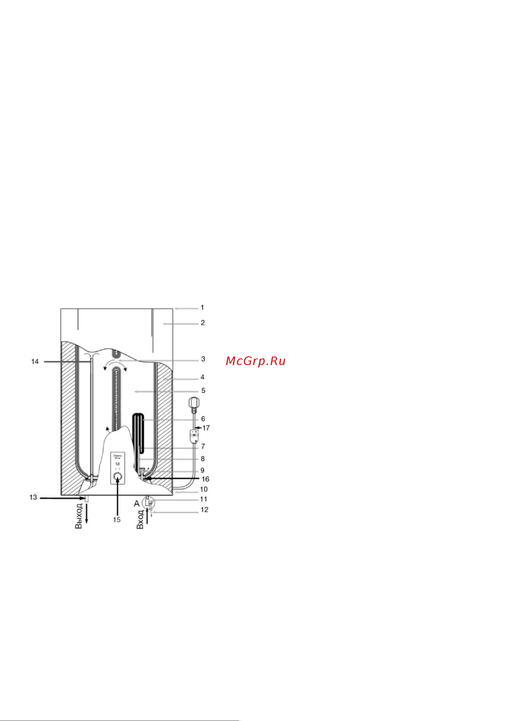 Timberk нерж, 100 л, вертикальный 2000W сухой SWH FSM9 100 V Инструкция к Timberk SWH FSM9 100 V онлайн [9/20] 825290
