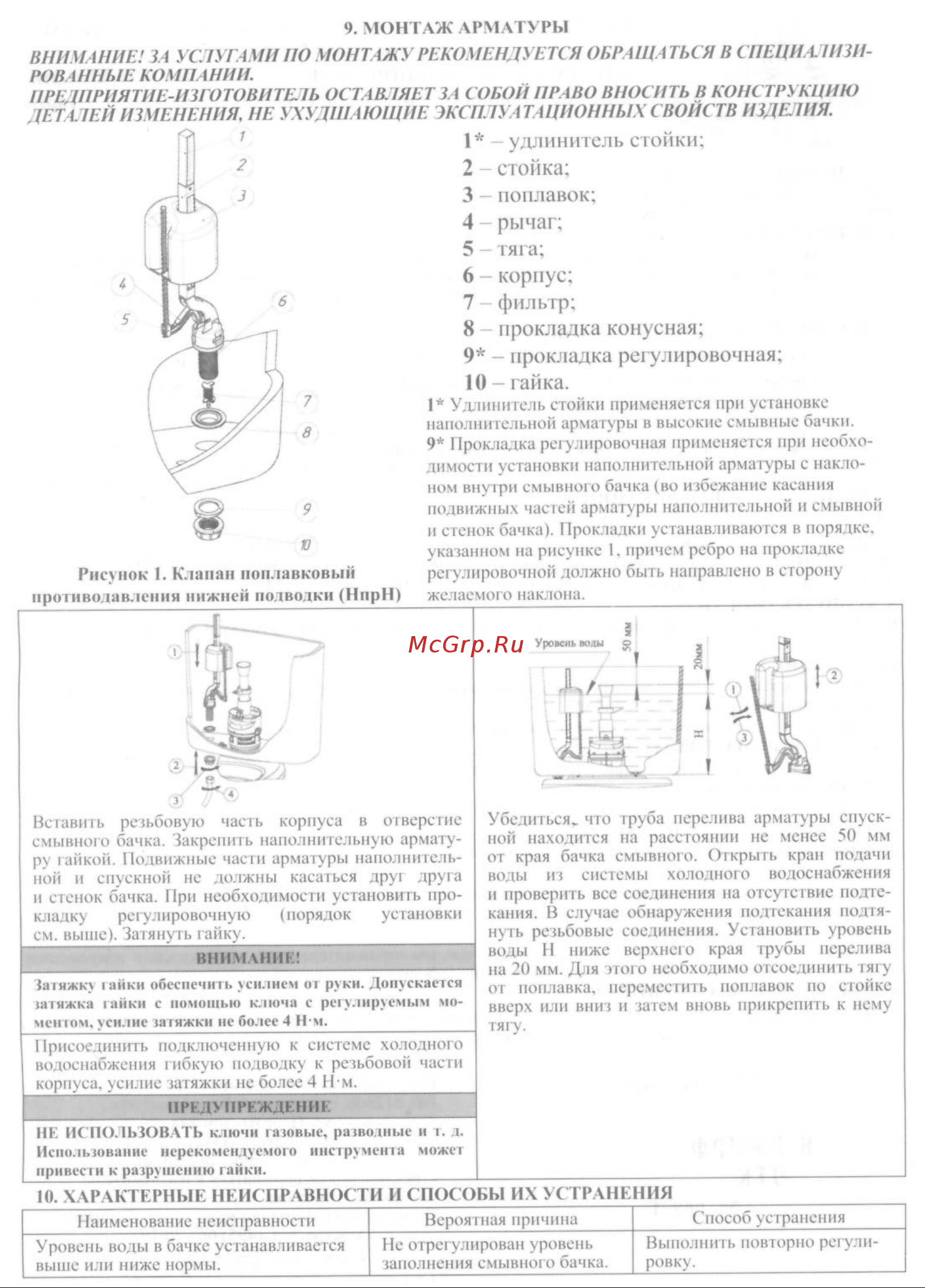 ИНКОЭР нижний подвод И-НпрНРФ Р В00В0003230 Паспорт и инструкция по монтажу и эксплуатации онлайн [2/2] 825369