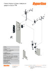 Hyperline 47U, 2277x800x1000мм (ВxШxГ), передняя дверь стеклянная, задняя дверь сплошная, ручка с замком, 2 вертикальныx кабельныx организатора, черный, разобранный 396024 Инструкция к товару