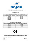 Hajdu 200л, 32кВт с возможностью подключения ТЭНа AQ IND SC 200 2142414001 Инструкция к HAJDU AQ IND SC 200