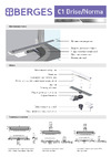 Berges С1 Norma 300 S-сифон, D50/105, H30/80, 48l/m 090034 Инструкция к Berges С1 Brise 600 90031