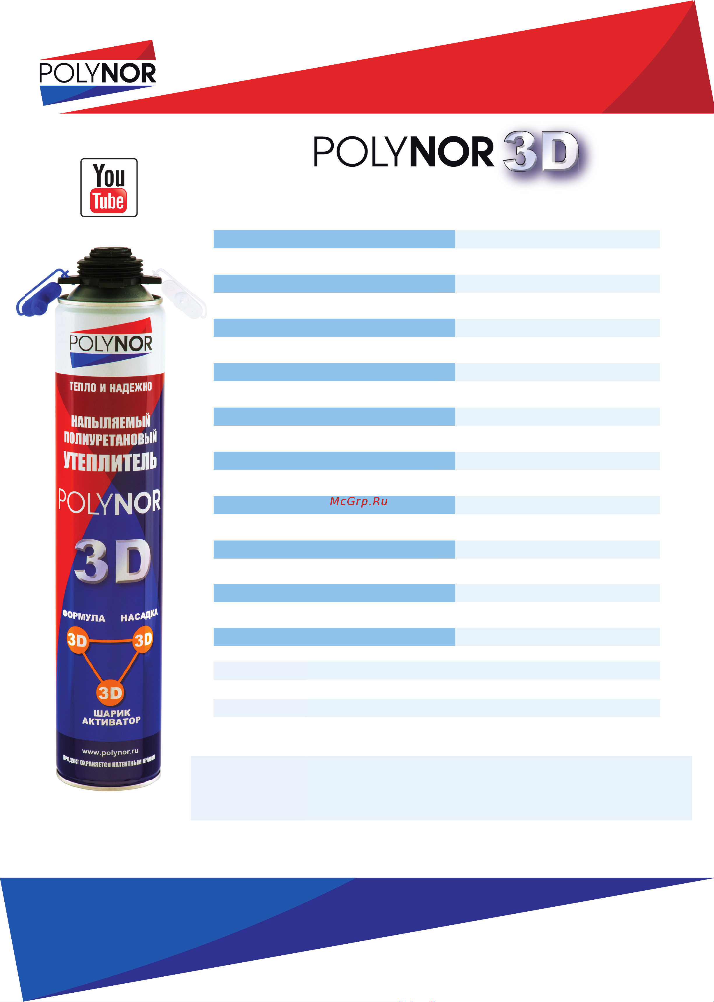 Polynor 3D ПБ000000038 Листовка по продукту онлайн