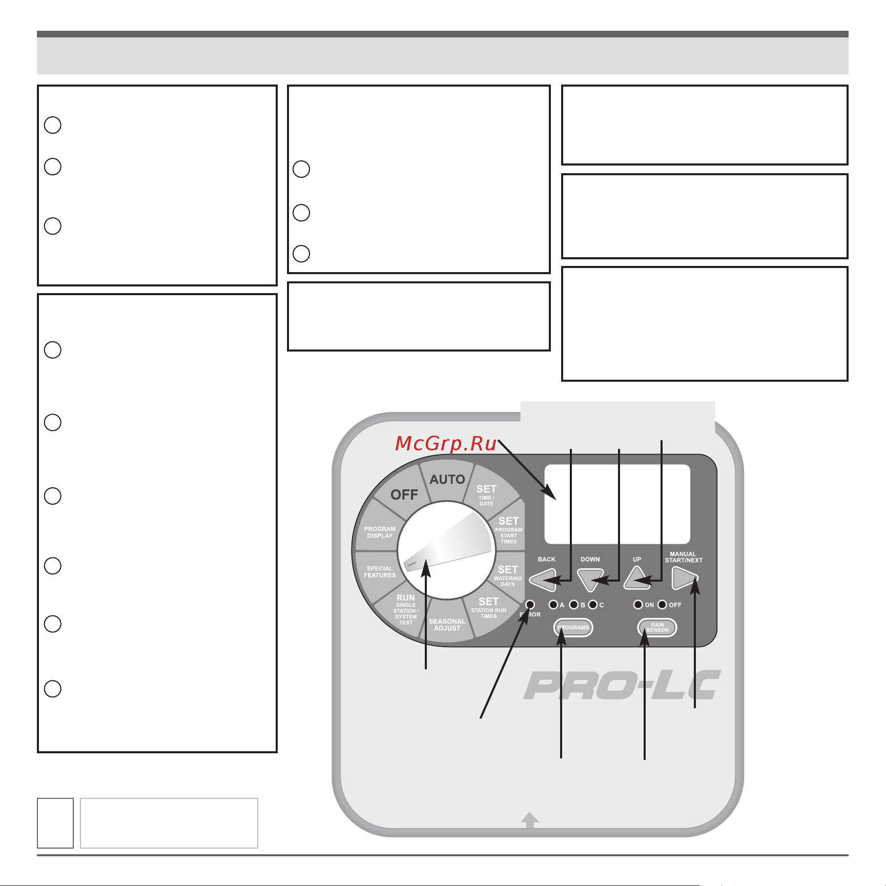 K-RAIN PRO LC 8 зон PRO-LC8E Инструкция к K-RAIN PRO LC PRO-LC8E онлайн [4/28] 825844