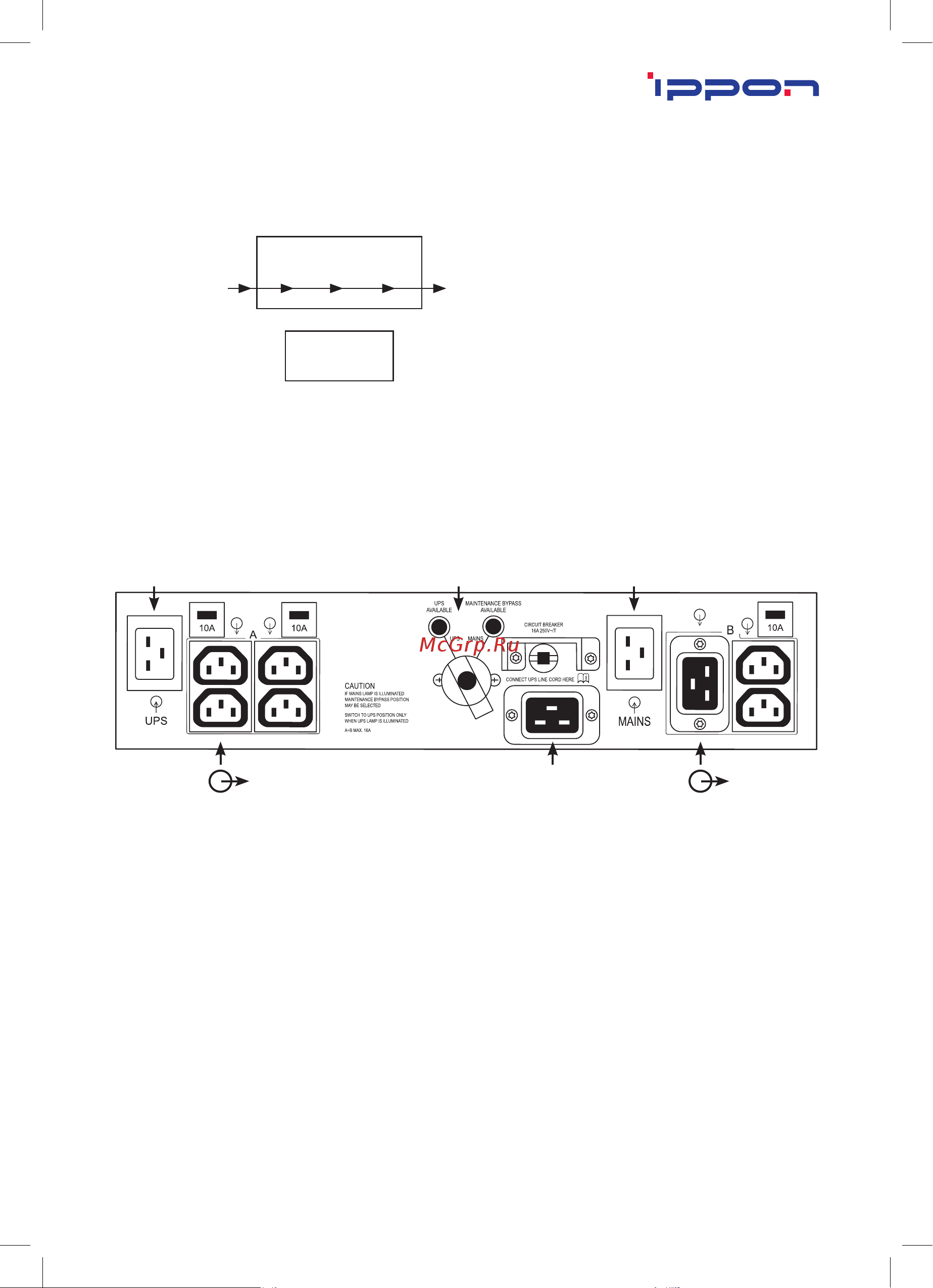 Ippon BP PDU16 () IEC 10A 1000795 Инструкция к товару онлайн [7/12] 825856
