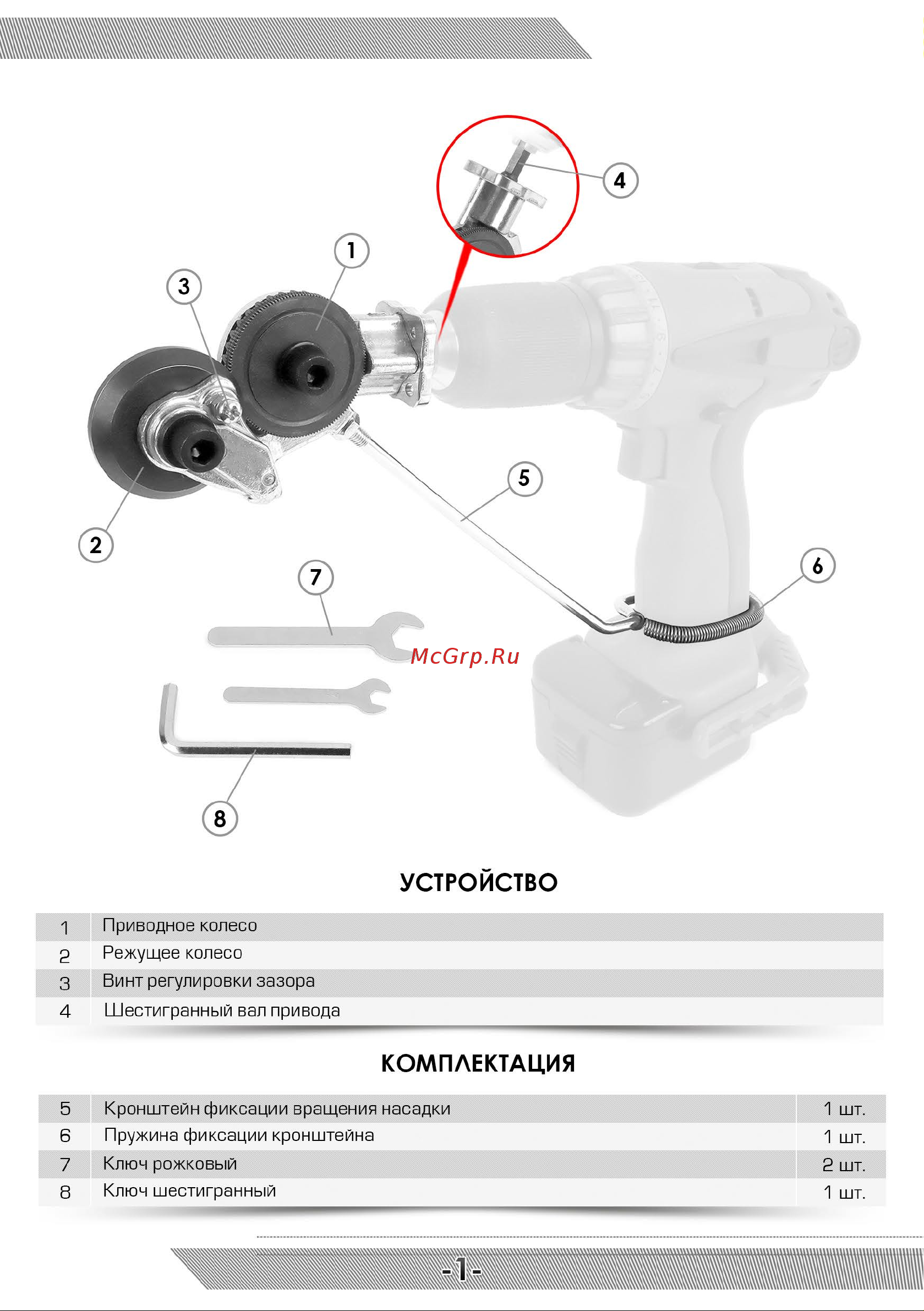 Messer 05-11-001 Инструкция к товару онлайн [2/8] 825865