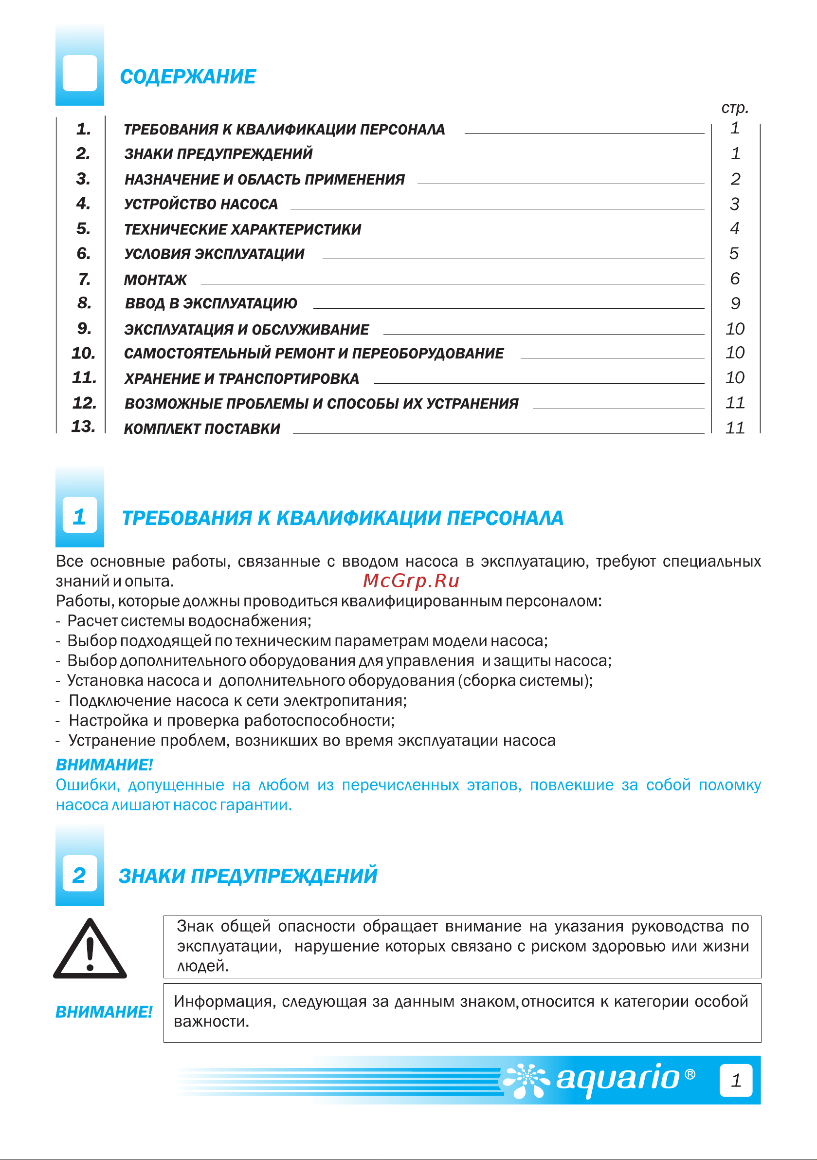 Aquario APM-80 2580 Расширенное описание онлайн [3/20] 825940