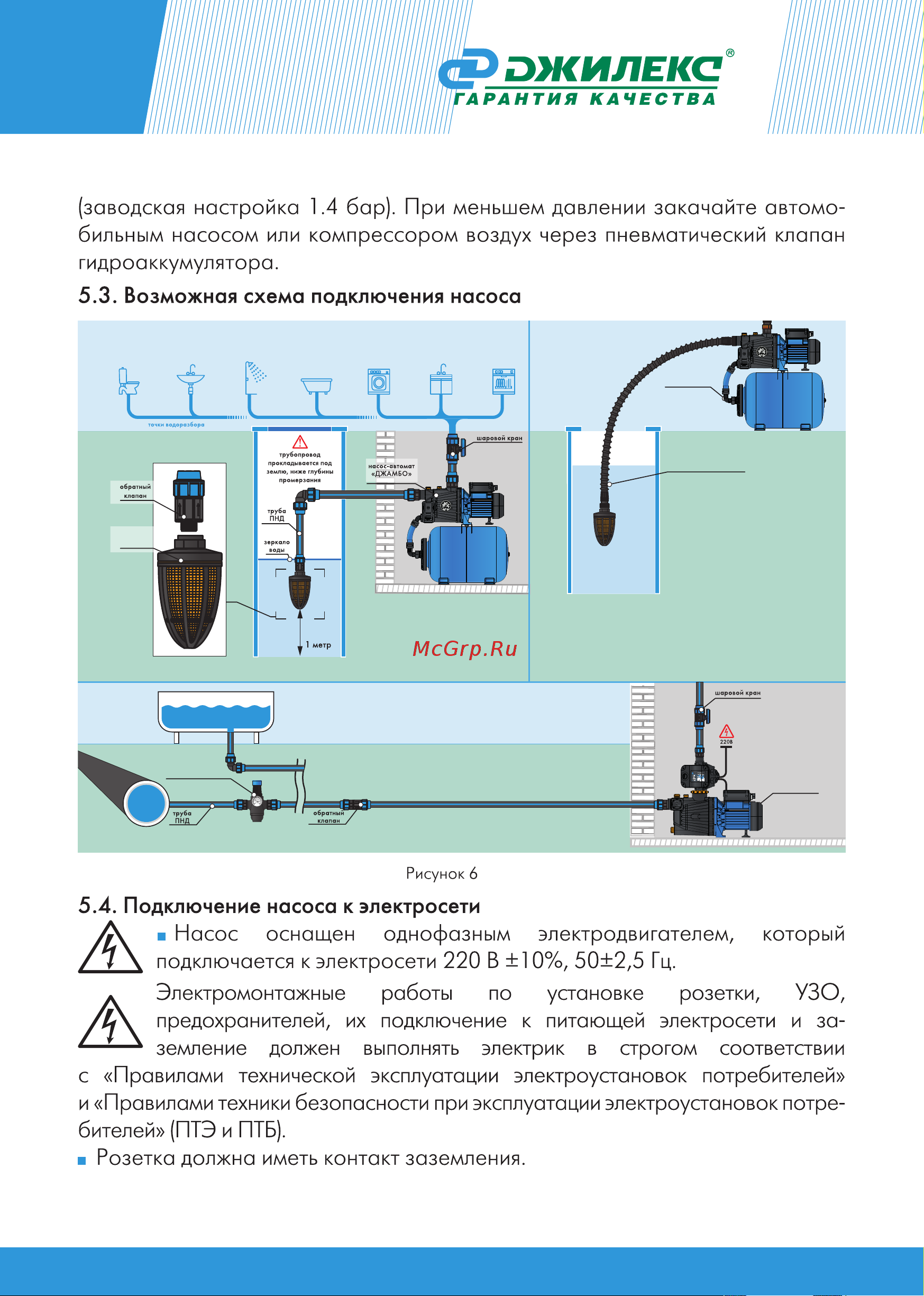 Джилекс джамбо 70/50 ч 3007 Инструкция онлайн [13/24] 834412