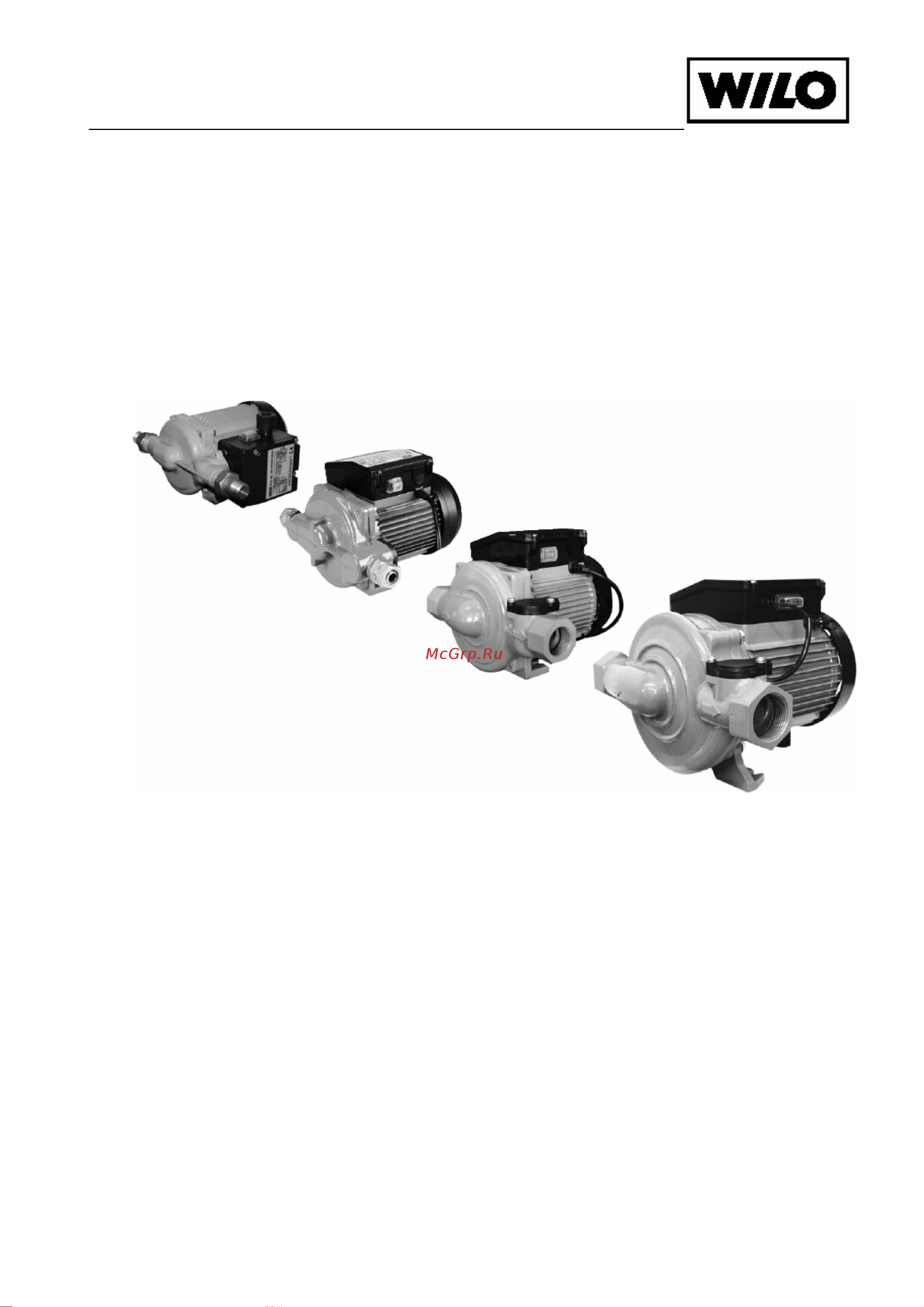 Wilo PB-088 EA 3059251 Инструкция к Wilo PB-088 EA 2809KP0494A онлайн