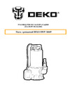 Deko DWP-1000P (грязевая, поплавок, 220В, 1000Вт, нержавеющая сталь) 076-0543 Инструкция по эксплуатации