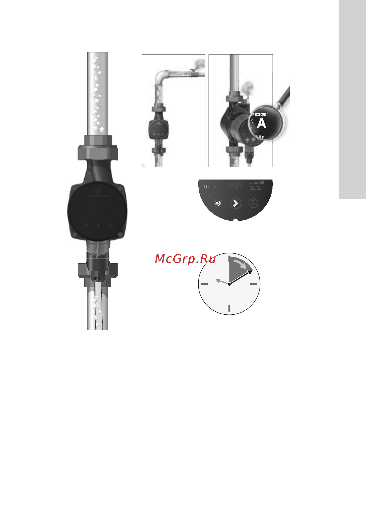 Grundfos ALPHA2 25-60 180 99420013 Инструкция к Grundfos ALPHA2 25-60 98520749 онлайн [213/264] 826070
