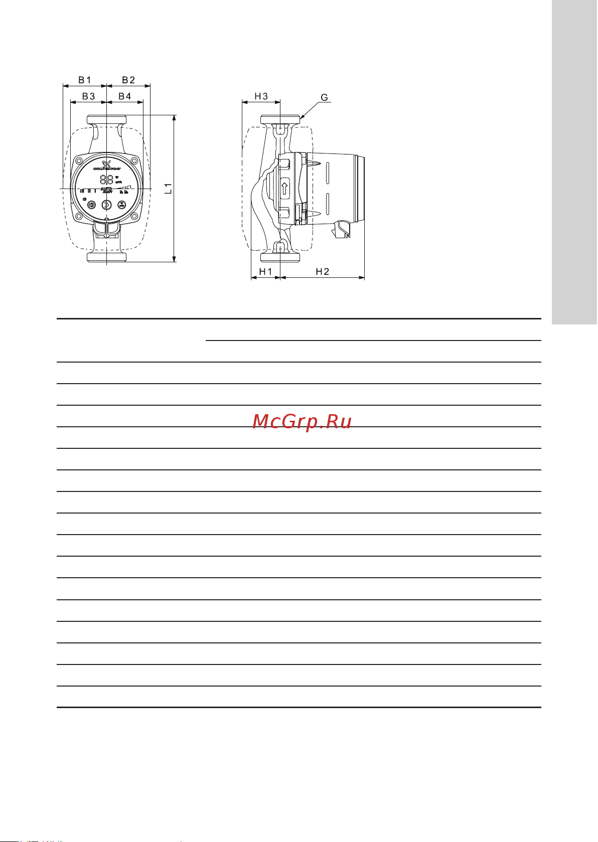 Grundfos ALPHA2 25-60 180 99420013 Инструкция к Grundfos ALPHA2 25-60 98520749 онлайн [239/264] 826070