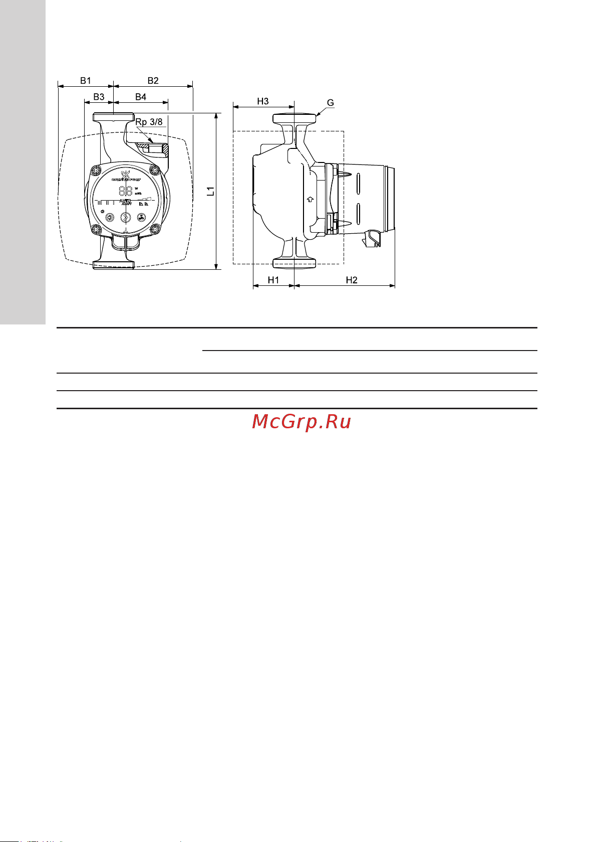 Grundfos ALPHA2 25-60 180 99420013 Инструкция к Grundfos ALPHA2 25-60 98520749 онлайн [240/264] 826070