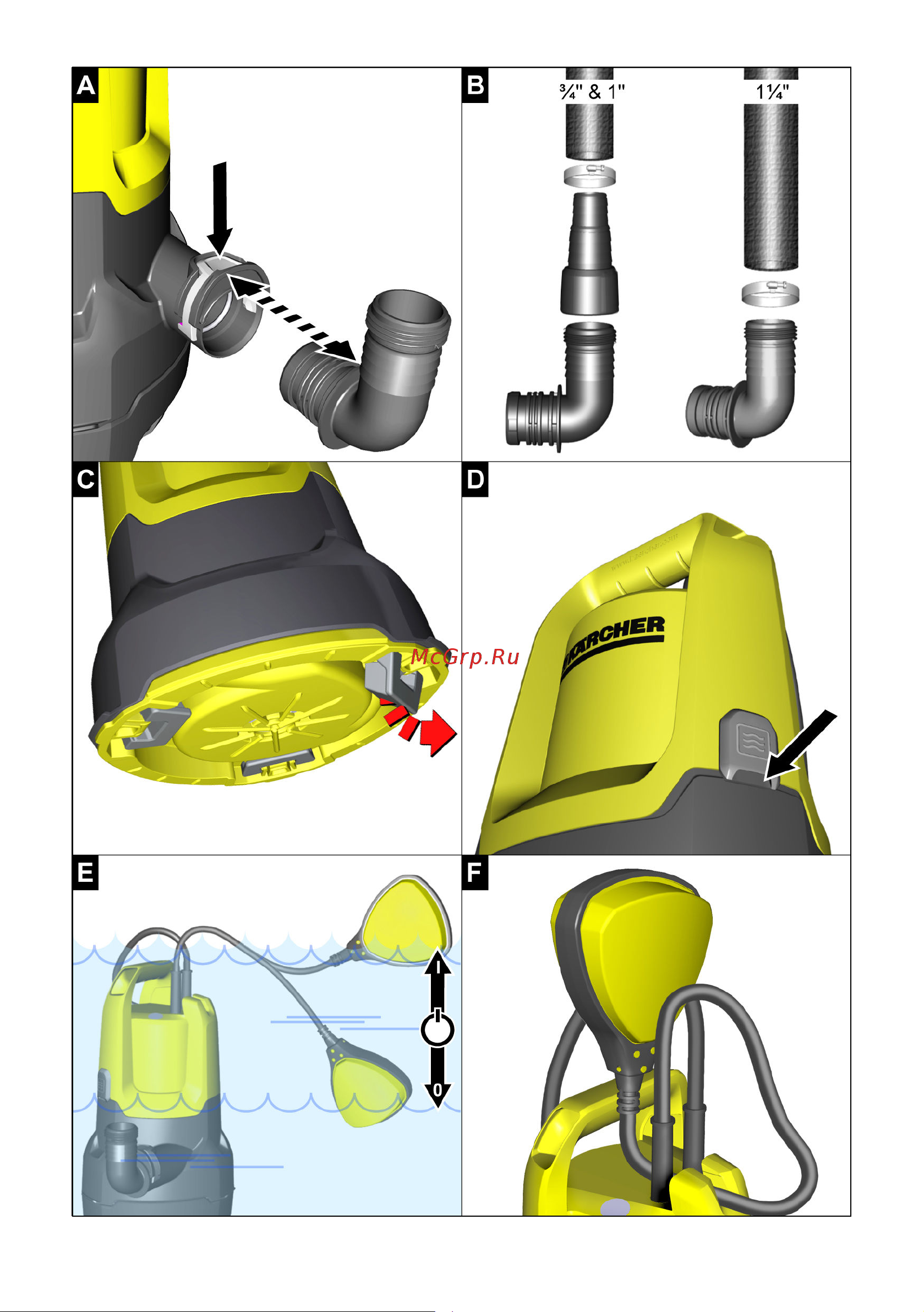 Karcher SP 3 Dirt 1.645-502 Инструкция к Karcher SP 3 Dirt 1.645-502 онлайн [4/130] 826088