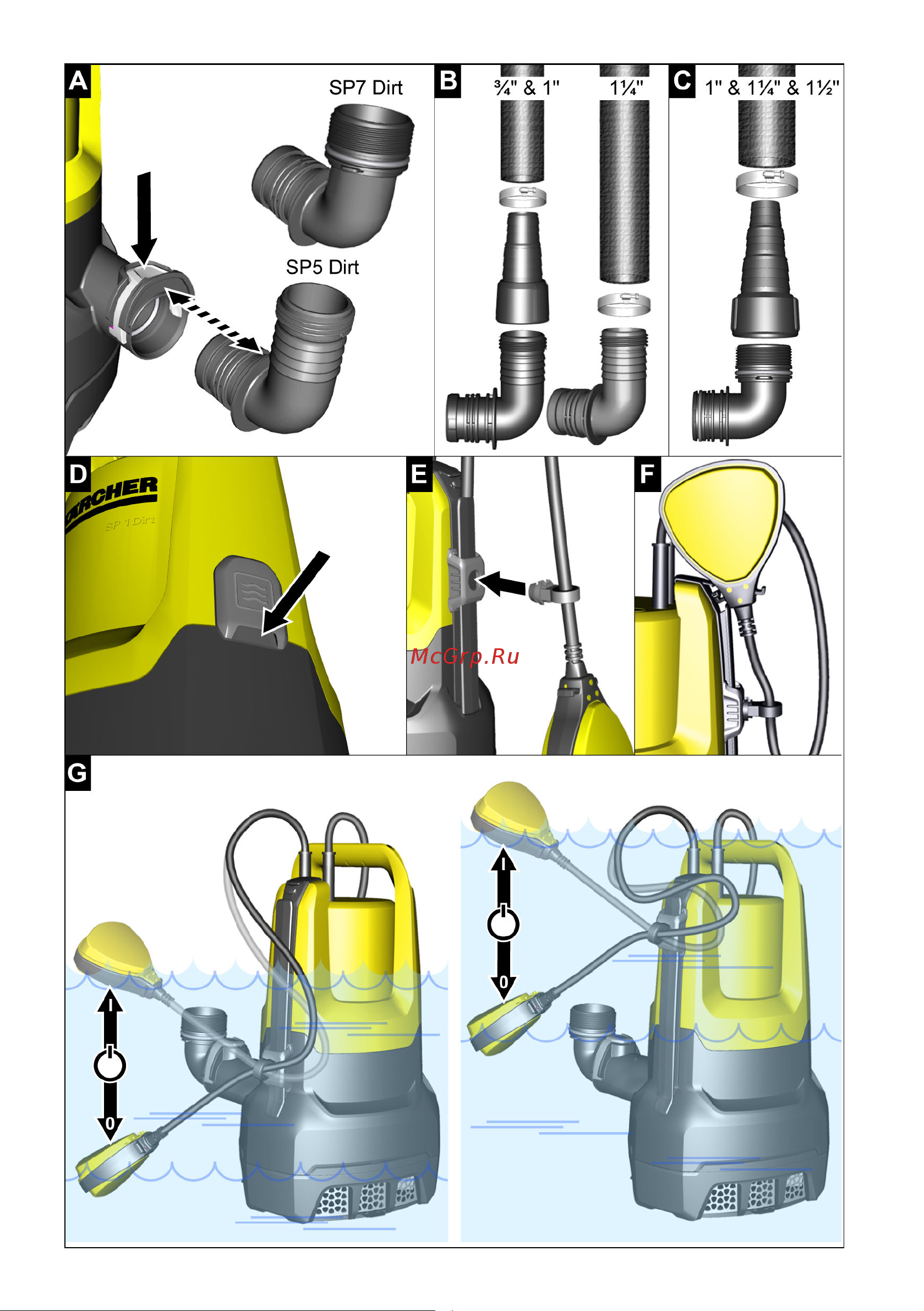 Karcher SP 7 Dirt 1.645-504 Инструкция к Karcher SP 7 Dirt 1.645-504 онлайн [4/142] 826091