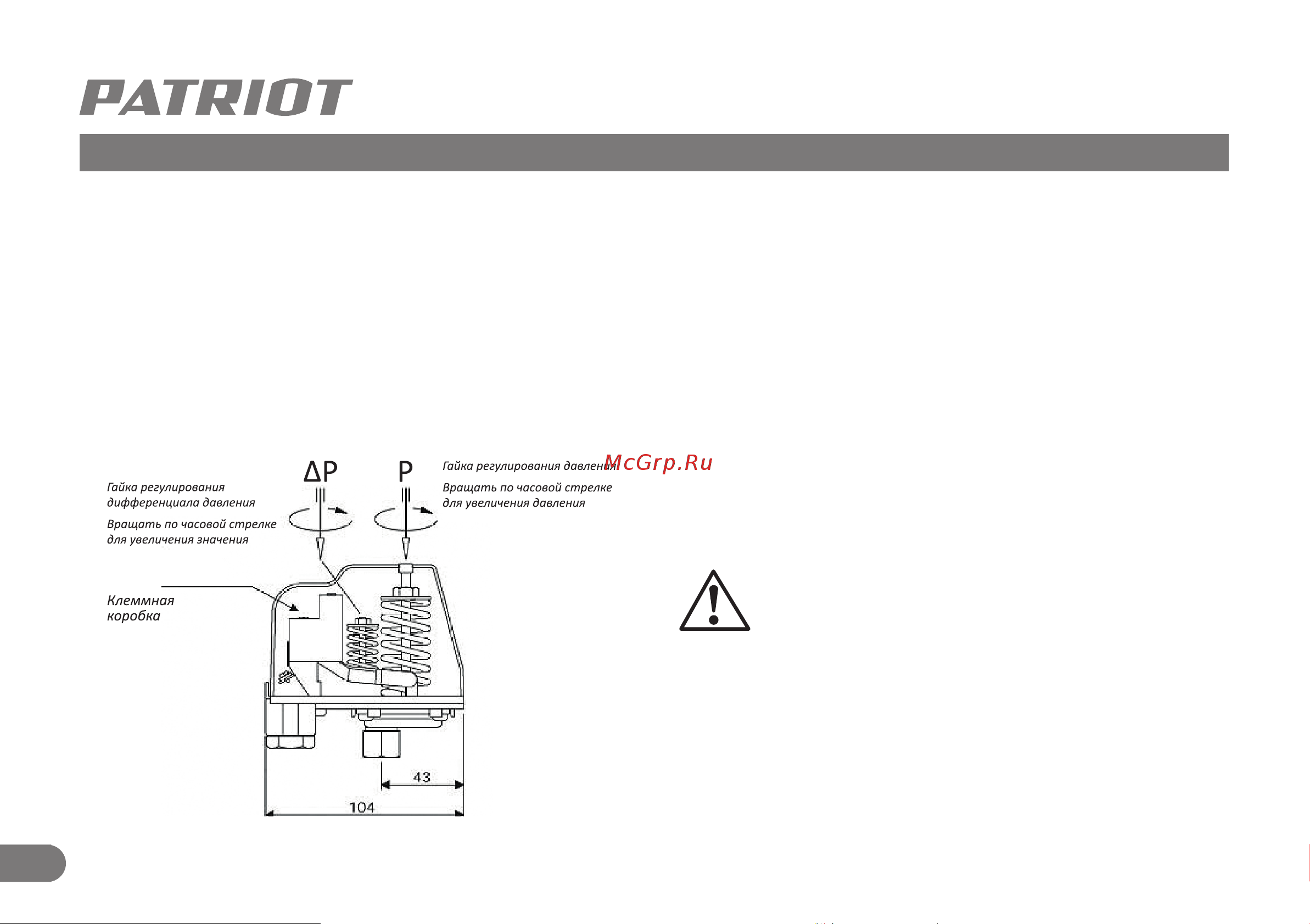 Patriot PW 850-24 ST 315302628 Инструкция онлайн [11/15] 826132