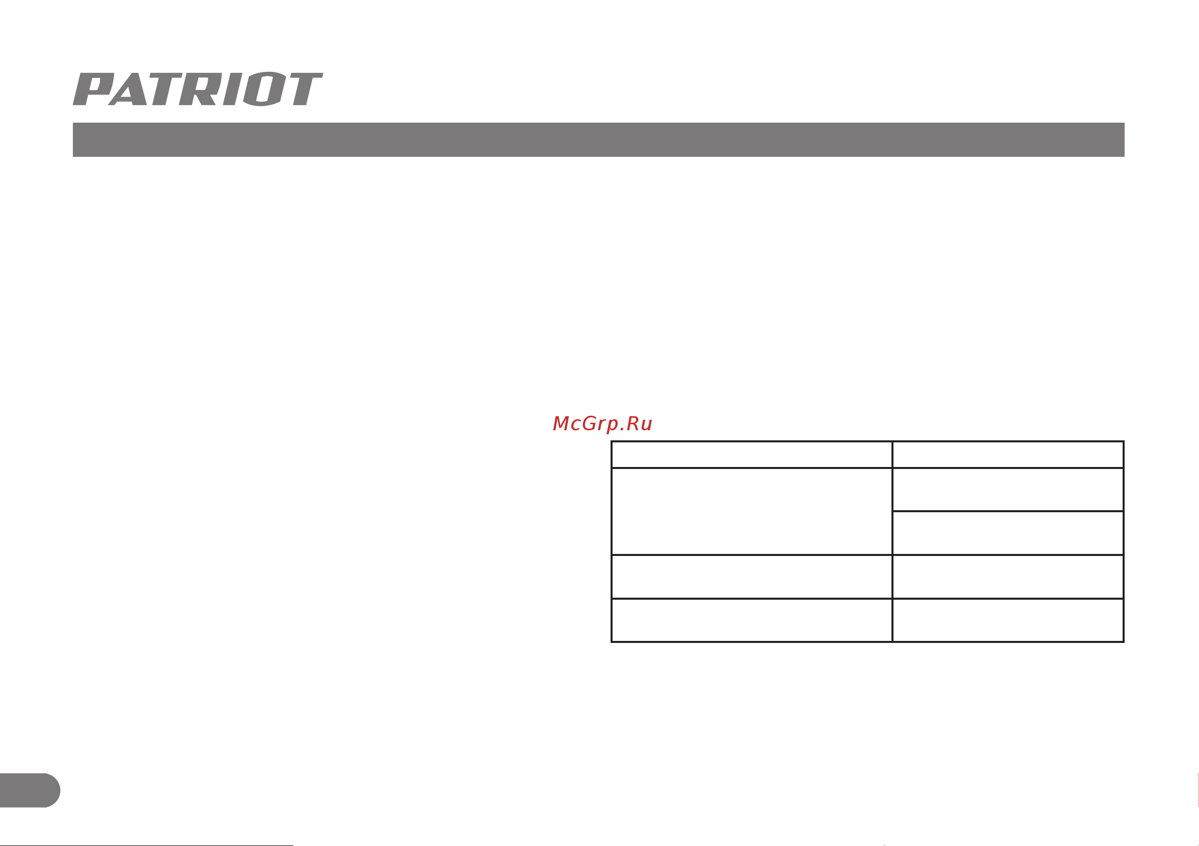 Patriot PW 850-24 ST 315302628 Инструкция онлайн [13/15] 826132