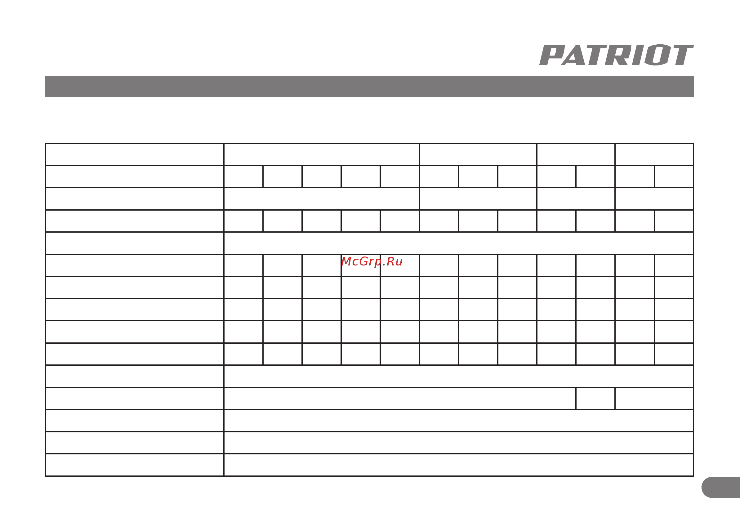 Patriot PW 850-24 ST 315302628 Инструкция онлайн [6/15] 826132