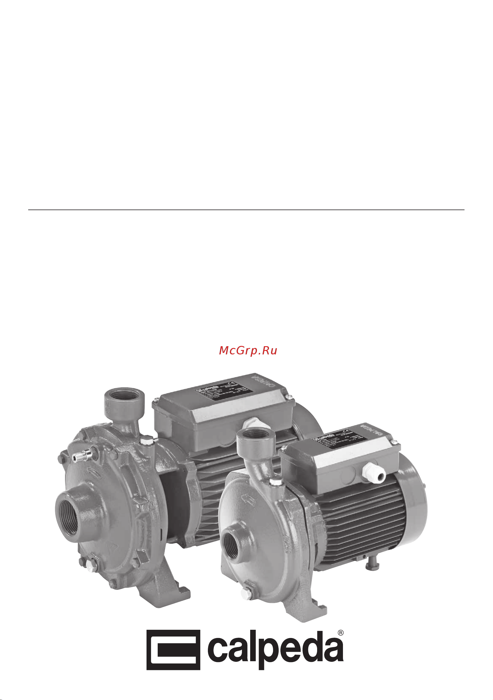 CALPEDA C 22E 230/400/50 Hz 100386483 Инструкция по эксплуатации NM, NMD, C онлайн
