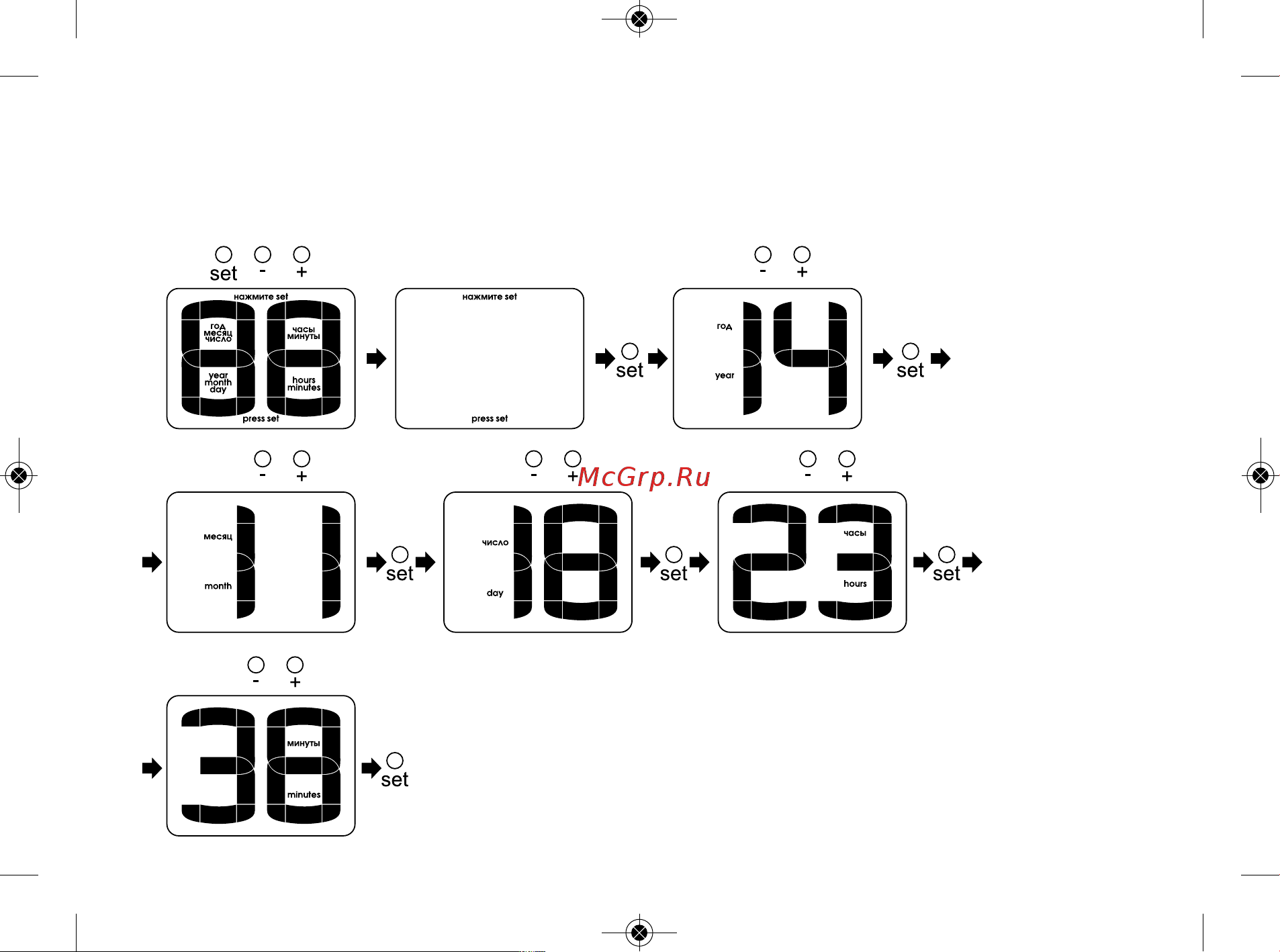 RST , метеостанция часы, барометр, термометр, гигрометр, дата Инструкция к товару онлайн [4/16] 826464